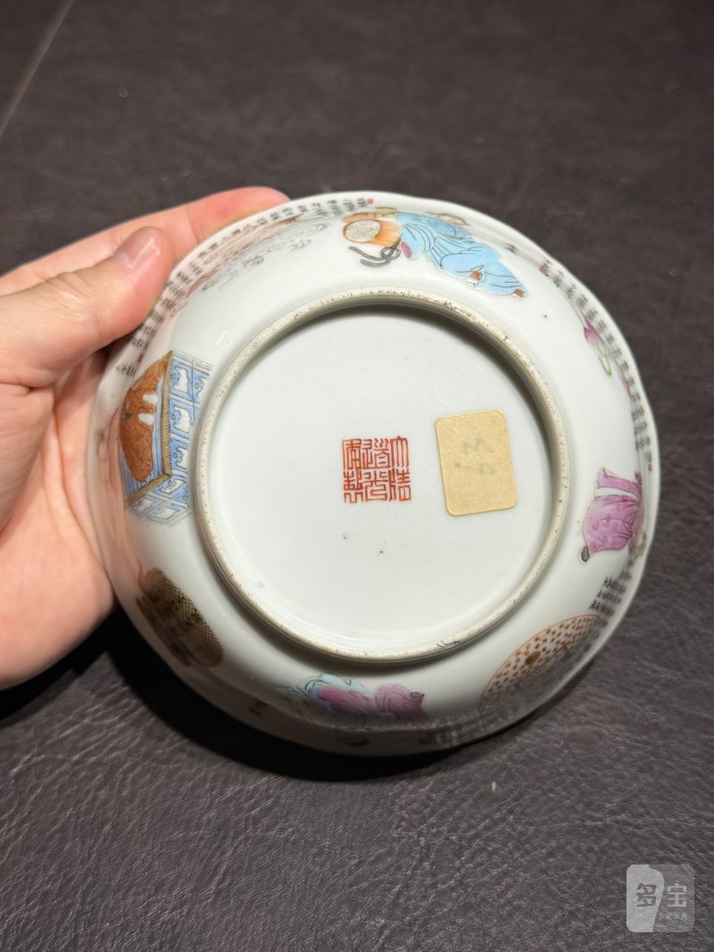 清道光 “无双谱”人物碗（一组四件） - 图47